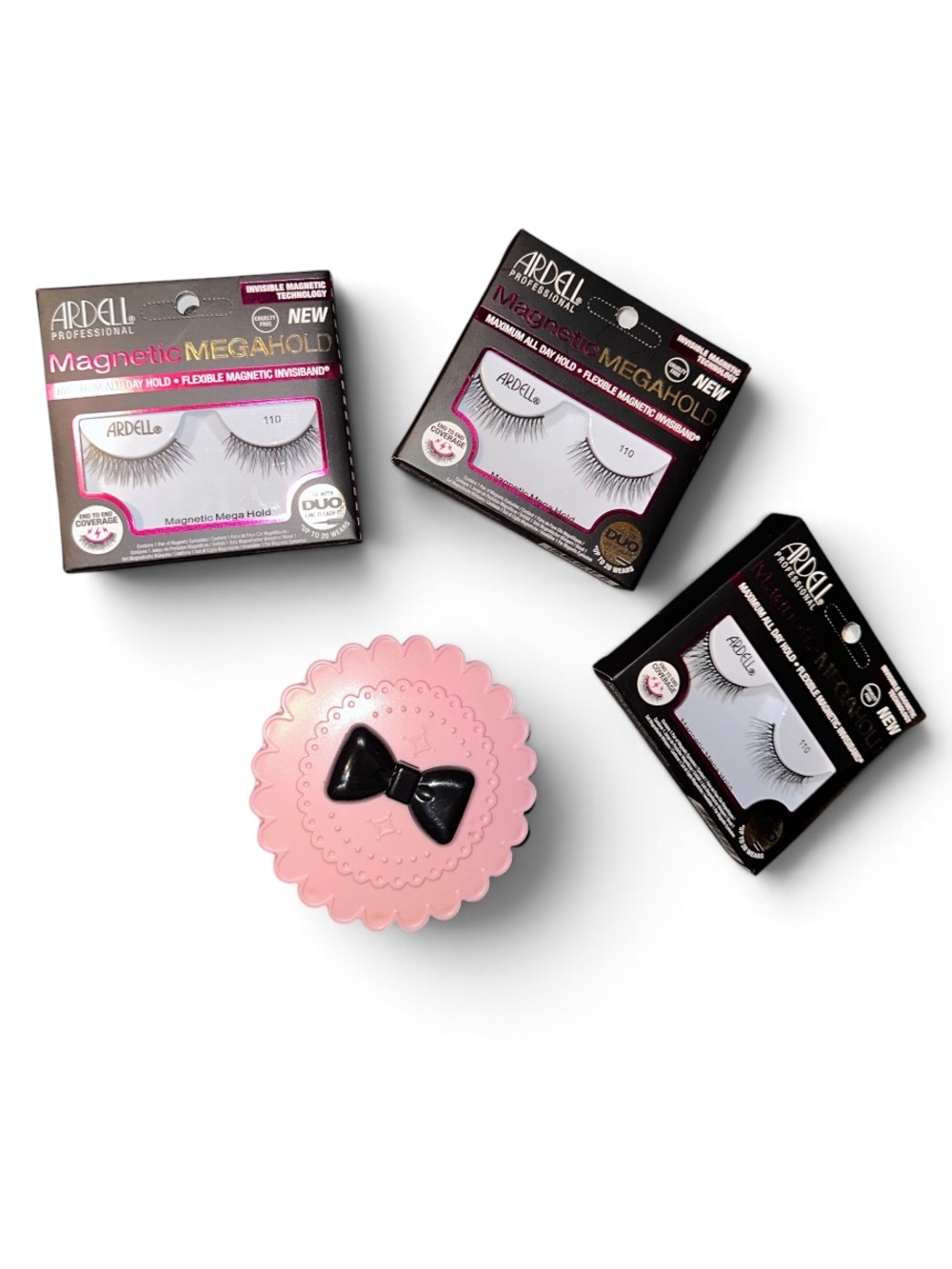 Ardell Magnetic MegaHold False Lashes & Pink Bow Case